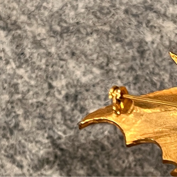 Rare Find Designer Florenta Vintage Leaf Brooch - Picture 7 of 8